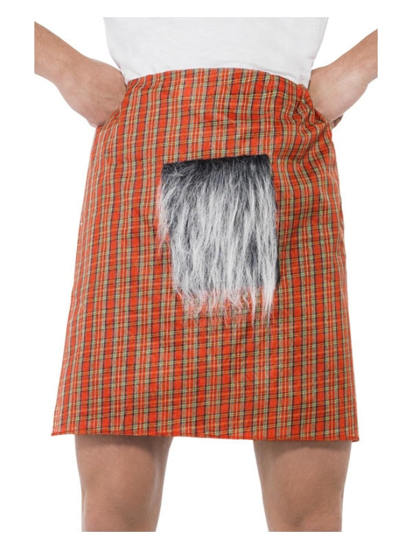 Tartan Kilt with Sporran Scottish Scot Scotland Fancy Dress Costume Accessory