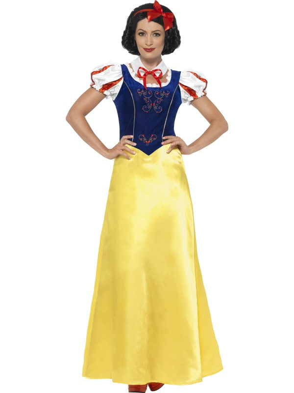 Ladies Princess Snow White Fairy Tale Book Week Costume