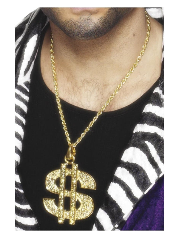 Dollar Sign Gold Medallion