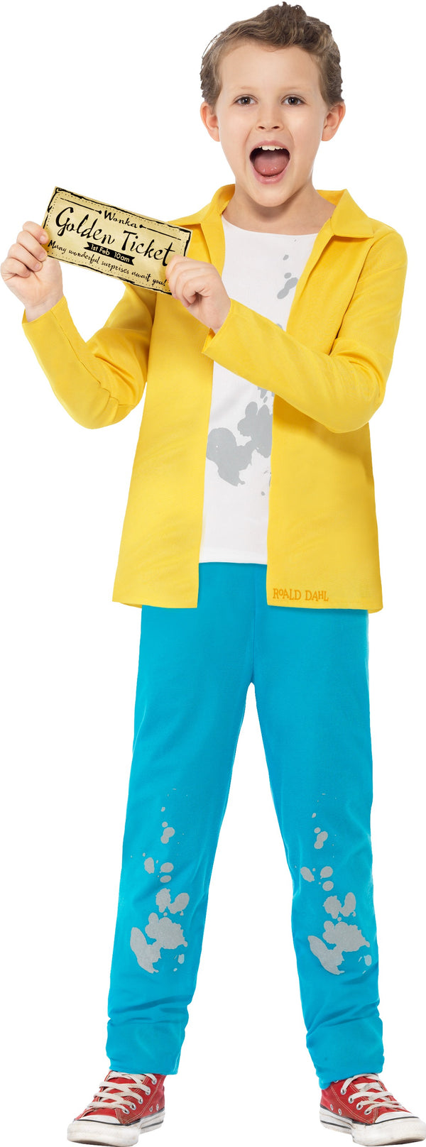 Roald Dahl Charlie Bucket Boys World Book Week Fancy Dress Kids Costume