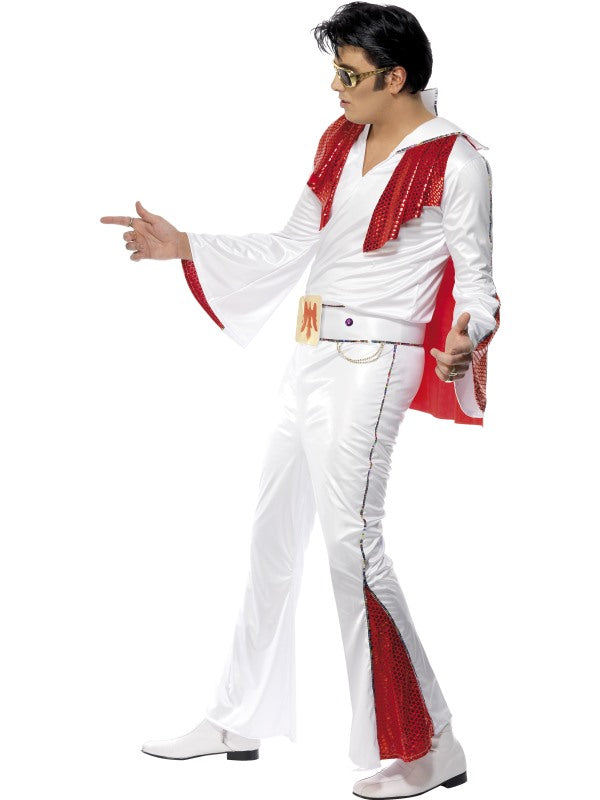 Elvis Presley Red Flare Costume Rock and Roll 50s Rock Star