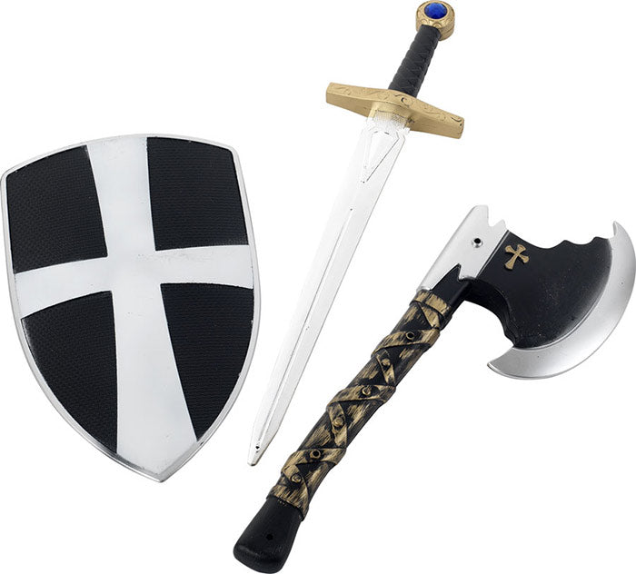 Kids Boys 3 Piece Crusader Set 50cm