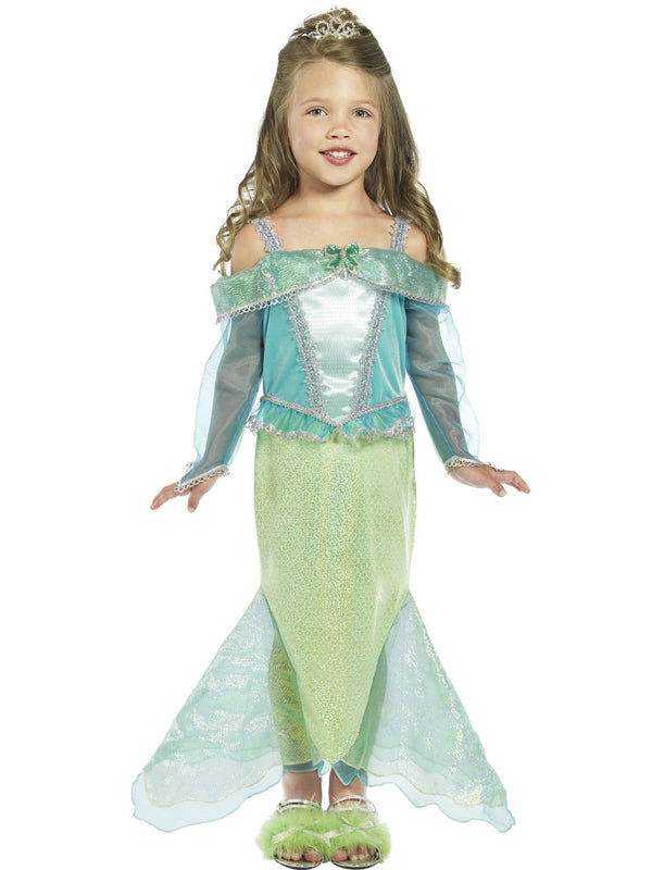 Little Mermaid Princess Ariel Fairytale Story Book Week Dress Up Girl Costume
