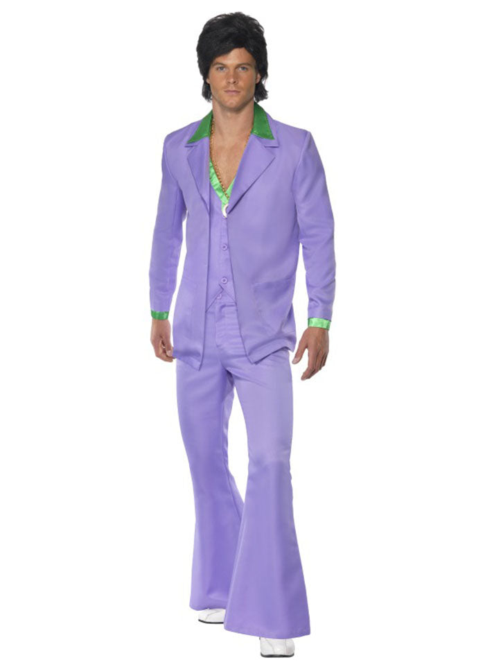 Mens 70s Lavender Saturday Night Fever Suit