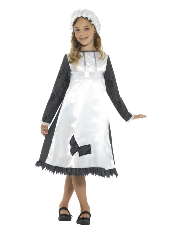Kids Olden Day School Miss Historical Book Week Costume