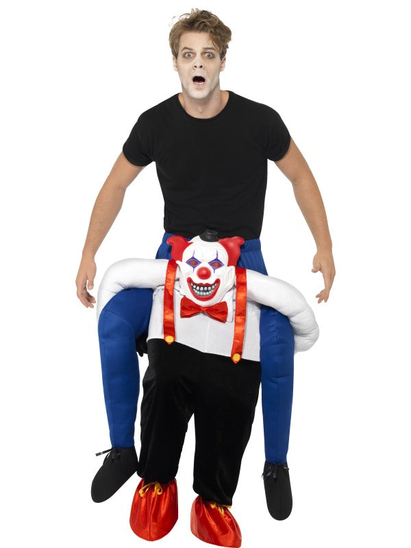 Sinister Clown Piggy Back Adults Circus Carry Me Costume Stag Hen Night