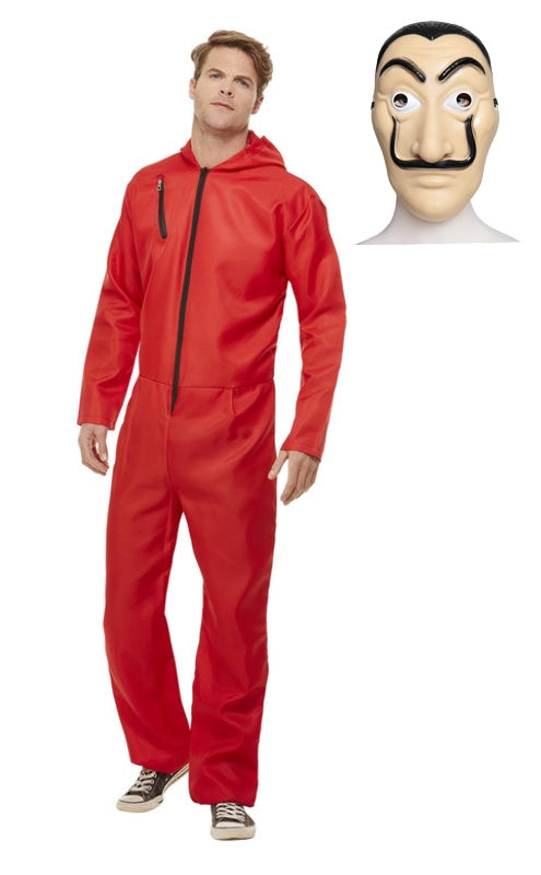 Adult Bank Robber Jumpsuit