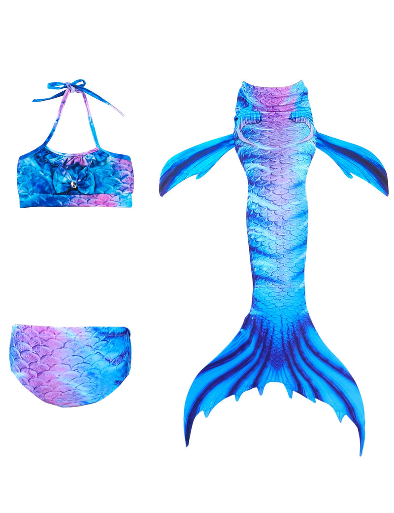 Girls Mermaid tails Swimsuit Costume