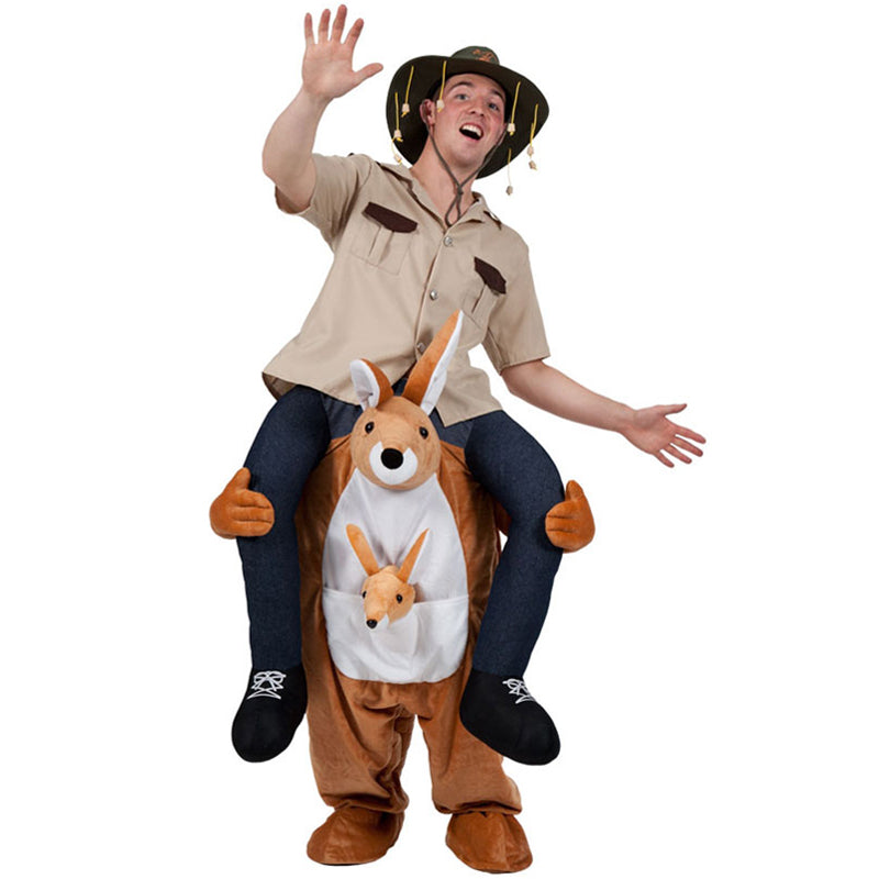 Kangaroo Carry Me Ride On Piggyback Costume