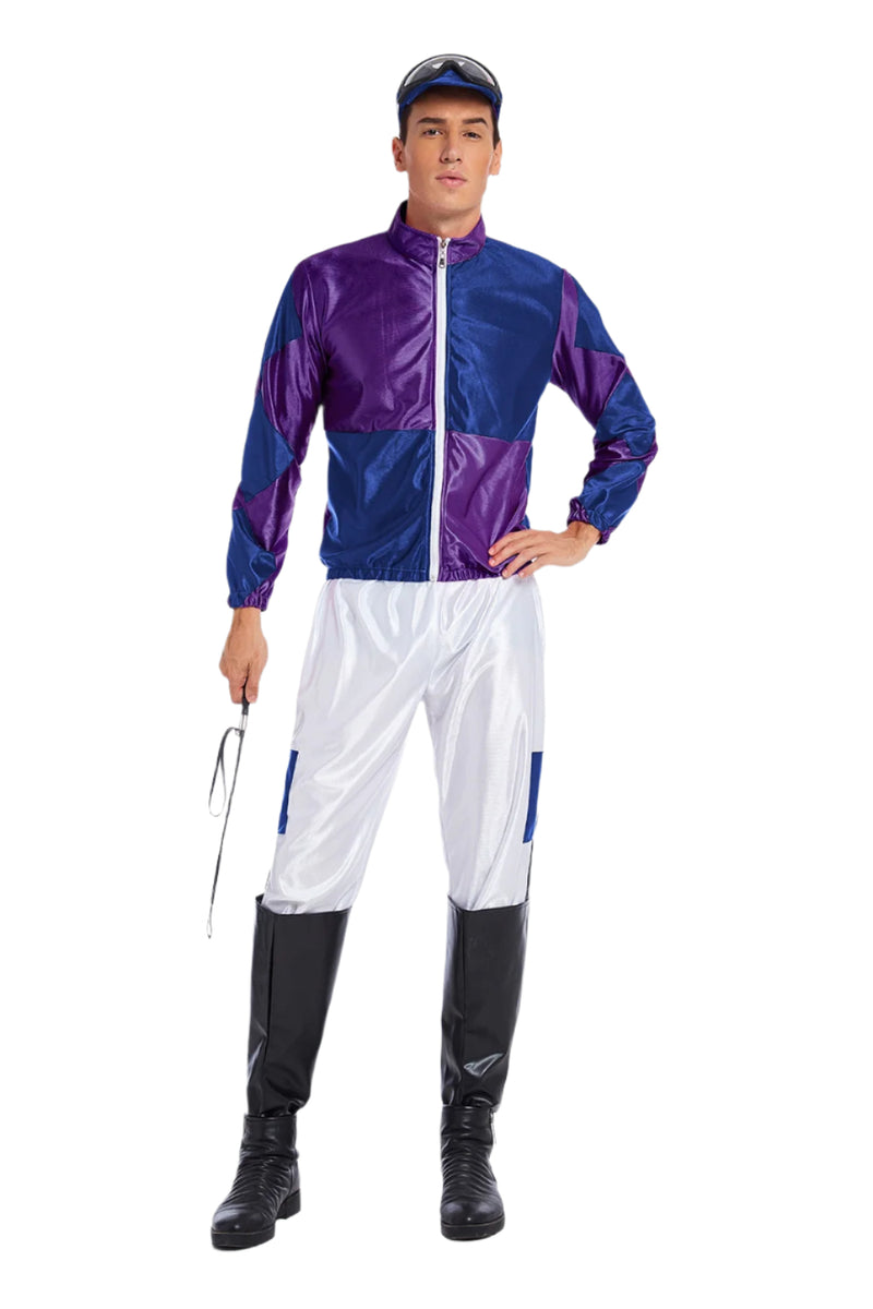 Purple Jockey Costume Full Set