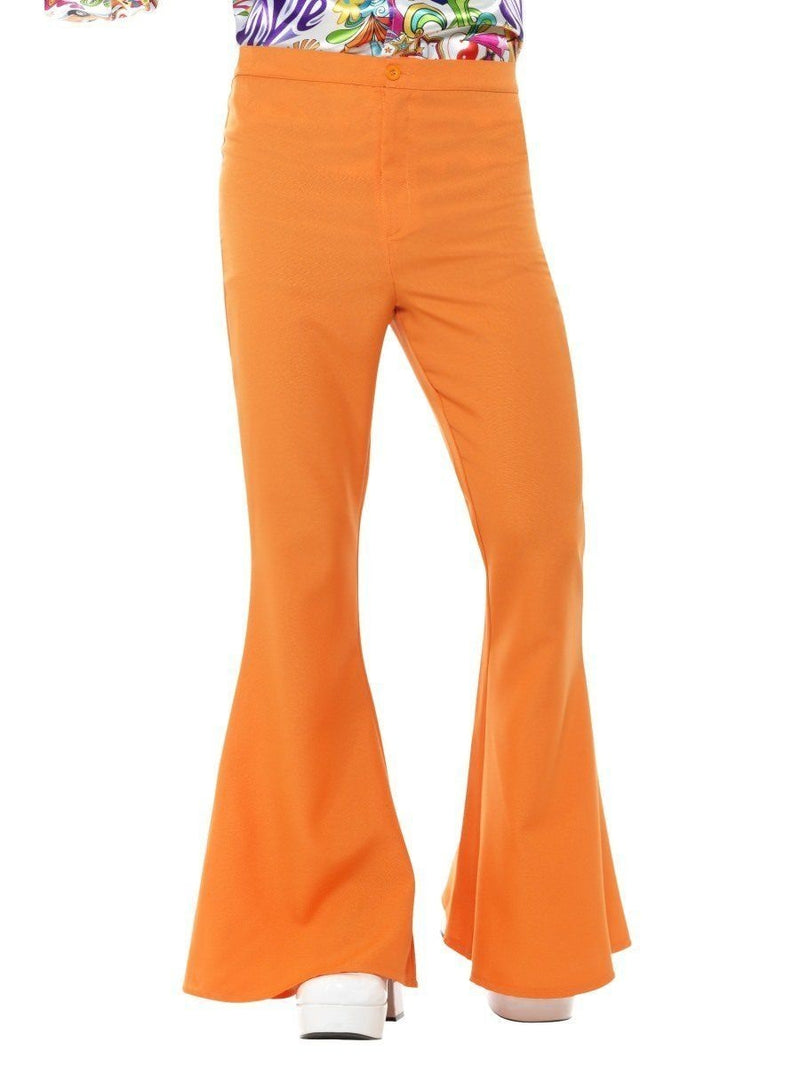 Mens Retro Groovy Flared Bell Bottom Trousers 60s 70s Hippie Hippy