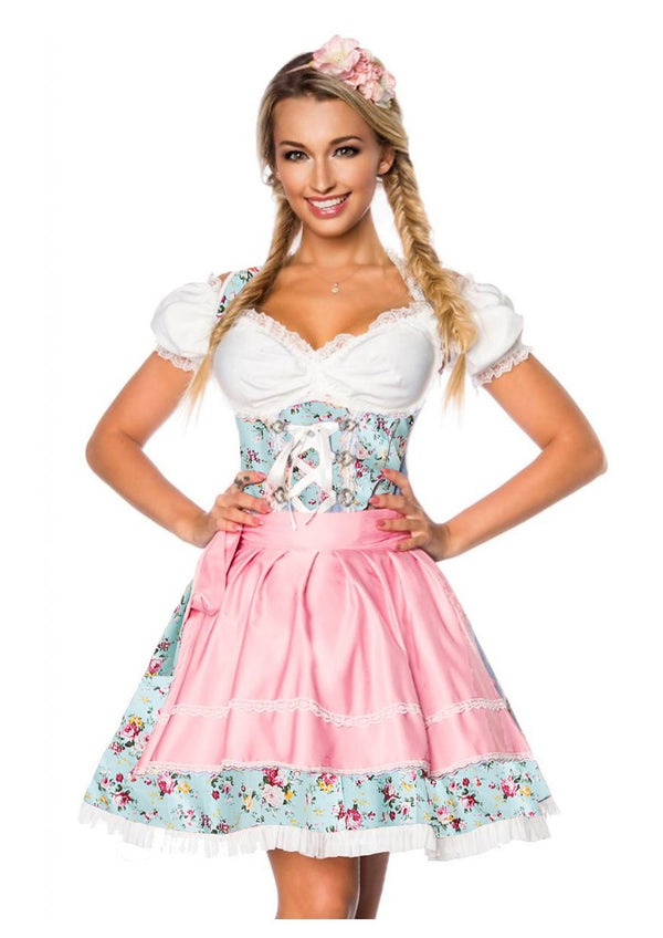 Ladies German Vintage Floral Costume