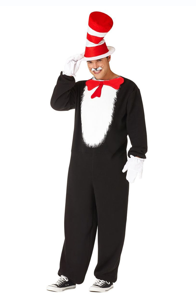 MENS DR SEUSS CAT IN THE HAT COSTUME