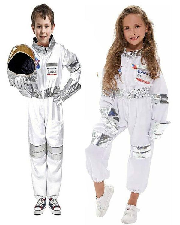 Astronaut Space NASA Suit Uniform Child Kids Boys Girls Book Week Costume