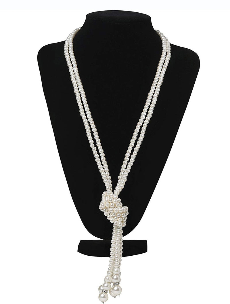1920s Vintage Necklace Great Gatsby Flapper Costume Accessories