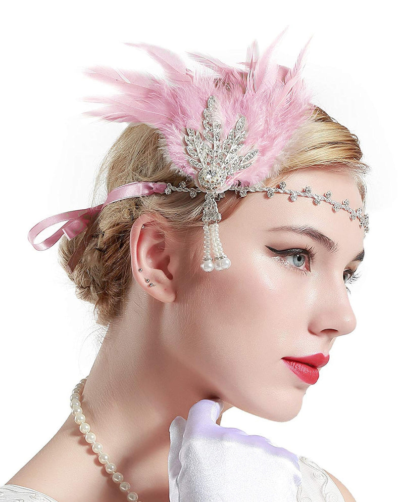 1920s Feather Headband