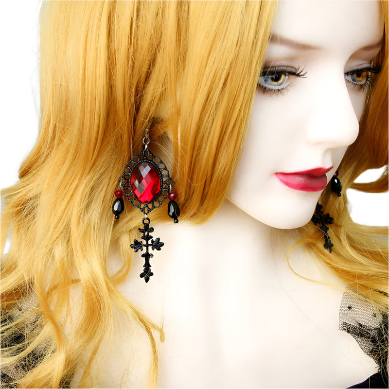 Dracula Gothic Punk Earrings
