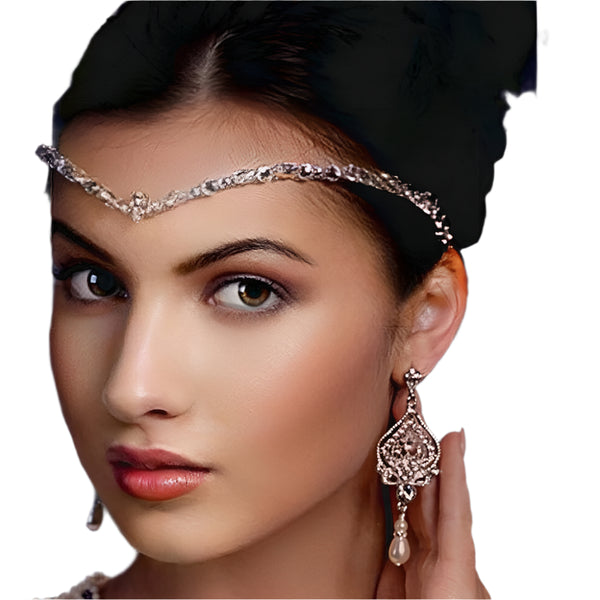 Vintage Wedding Rhinestone Head Chain