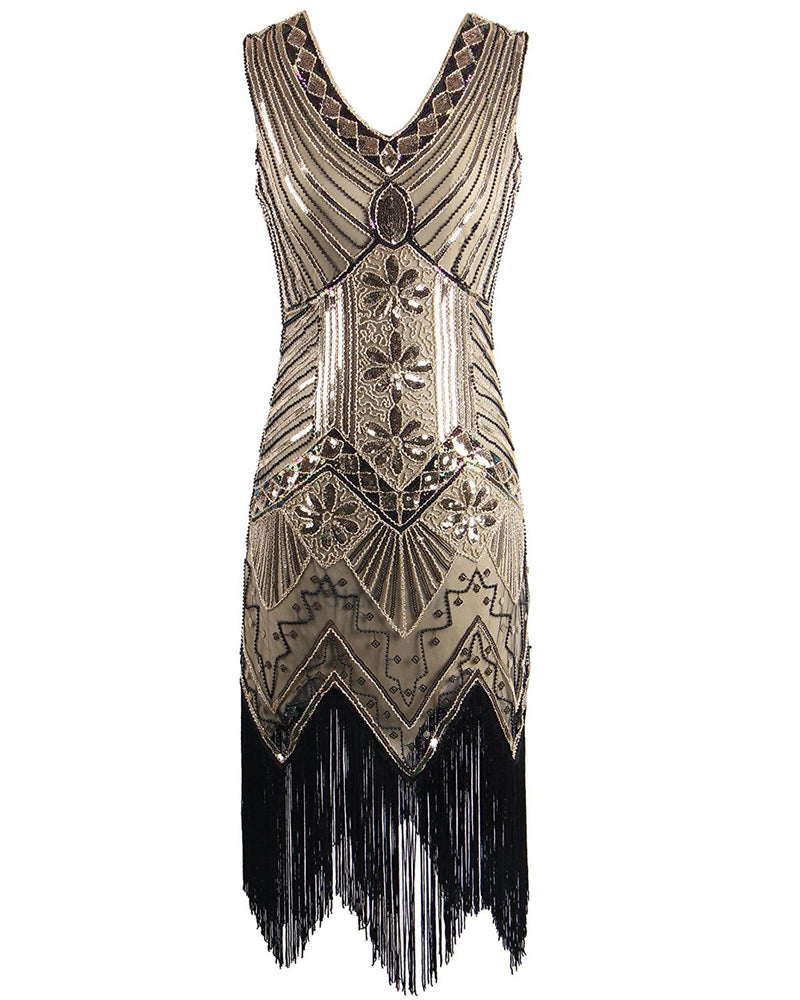 1920s Vintage Great Gatsby Charleston 20s Flapper Fancy Dress