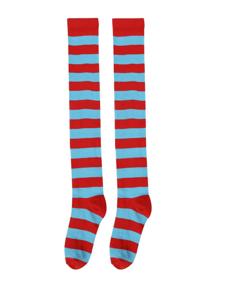 Adult The Cat In the Hat Thing 1 and Thing 2 Stockings