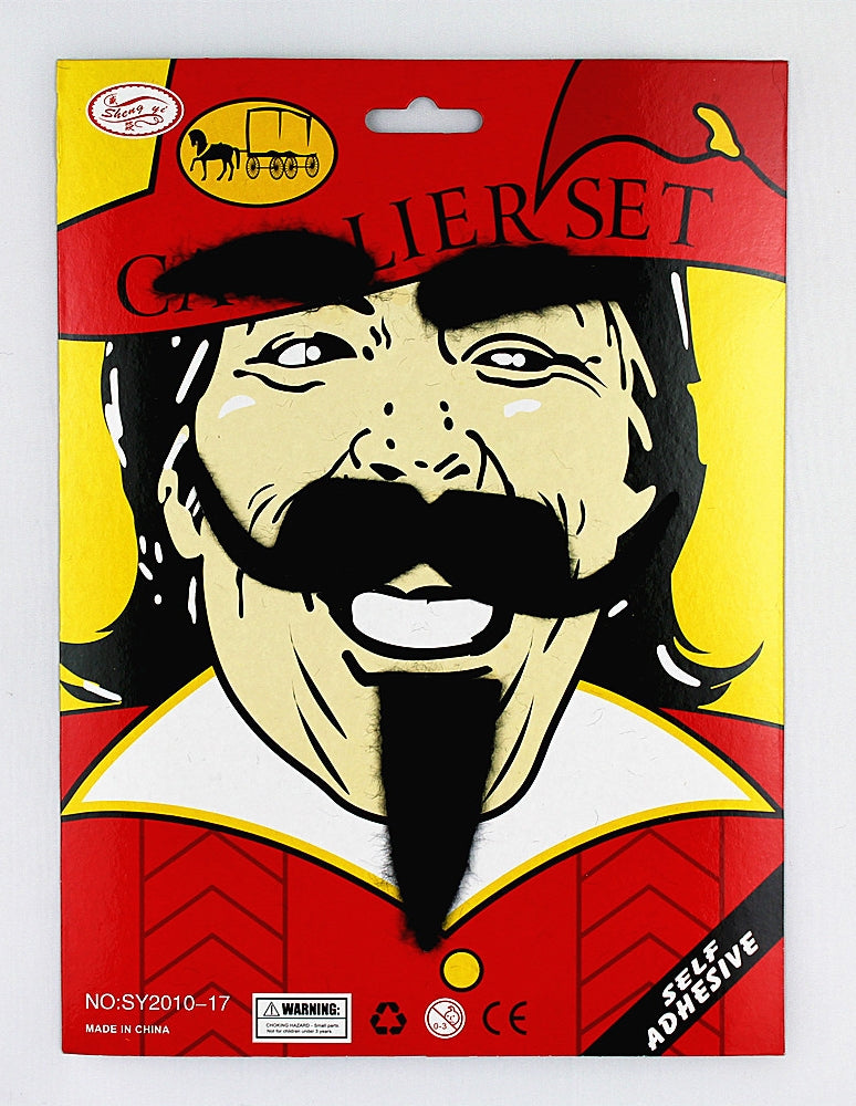 Musketeer Adult Beard & Moustache Set