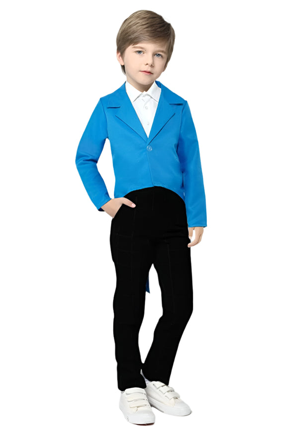 Blue Kids Tailcoat Magician
