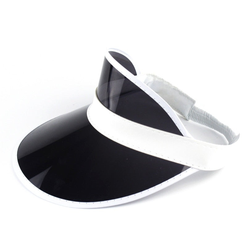 Black Unisex Sun Visor Cap