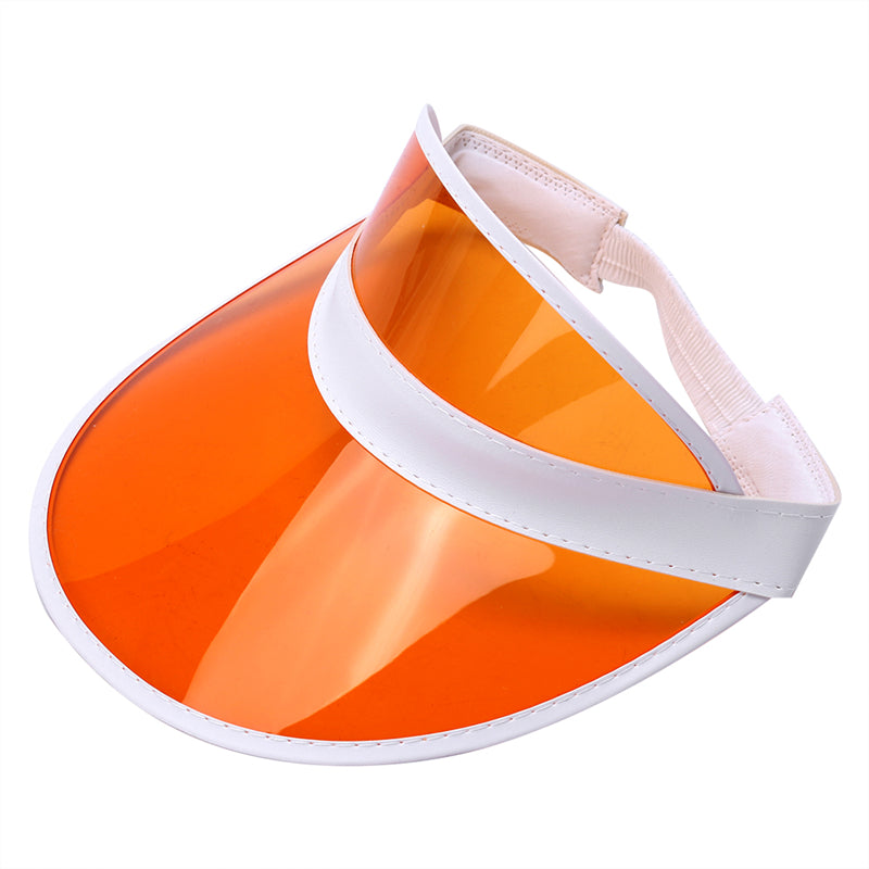 Orange Unisex Sun Visor Cap