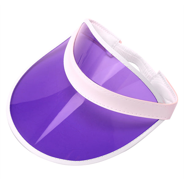Purple Unisex Sun Visor Cap