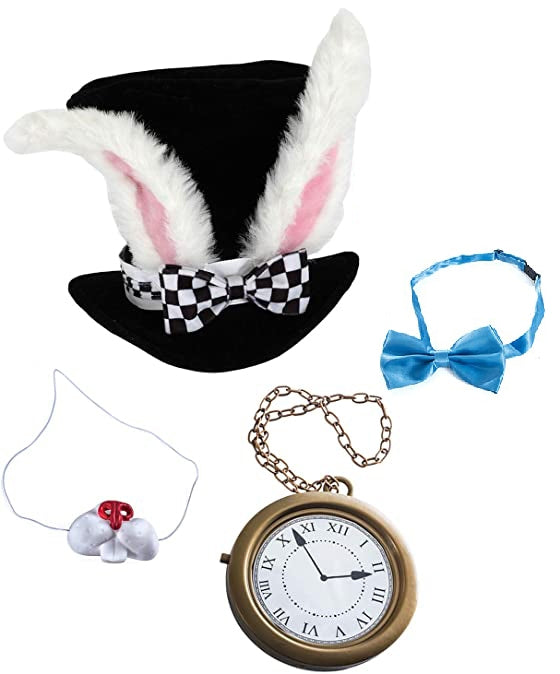 4Pcs Easter Bunny Accessory Set