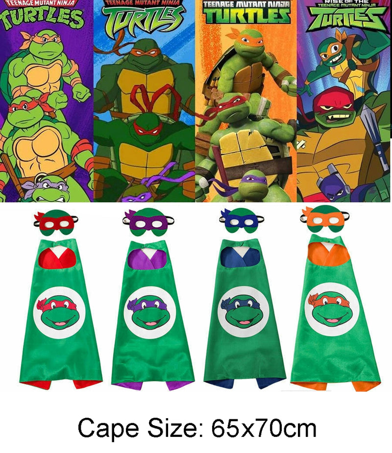 Kids TMNT Cape and Mask Set