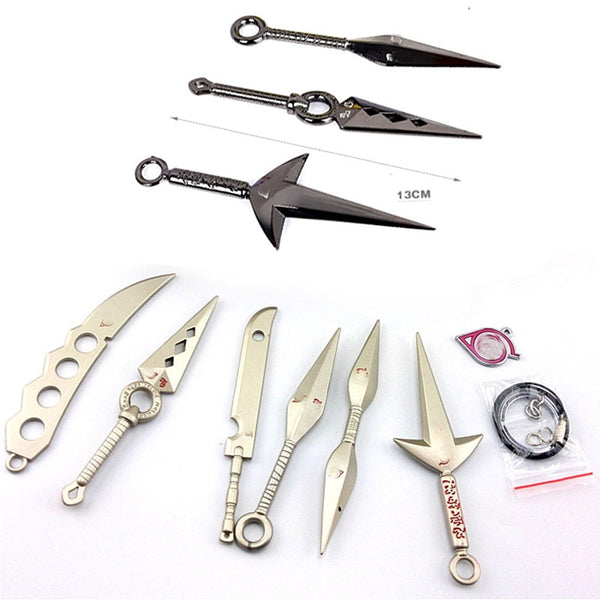 7Pcs Anime Naruto Keychain