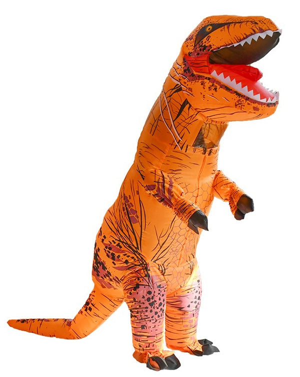 Orange T-REX Inflatable Costume