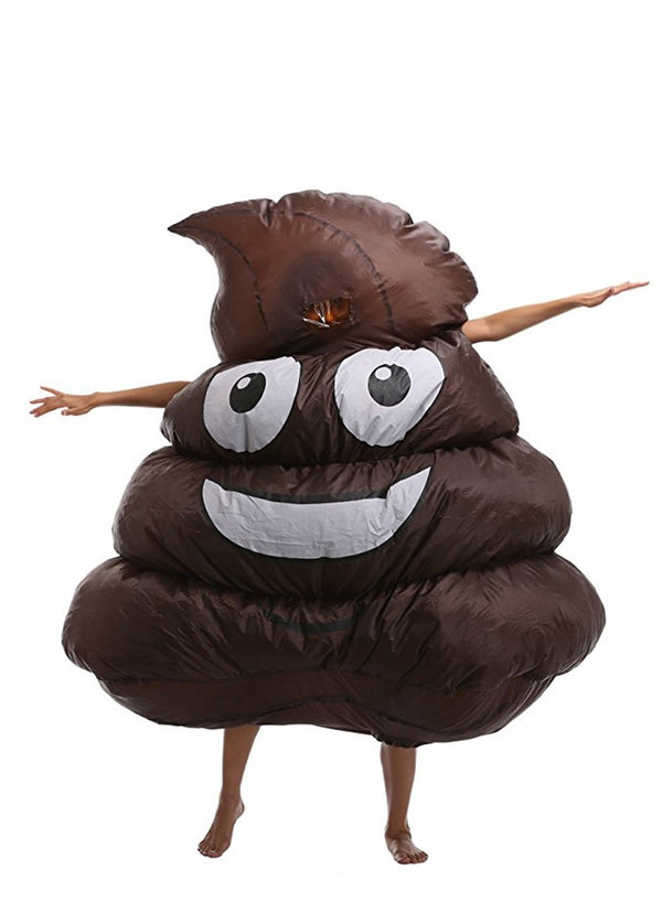 Poo Poop carry me inflatable costume