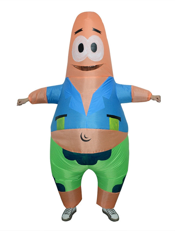 Patrick Star carry me inflatable costume