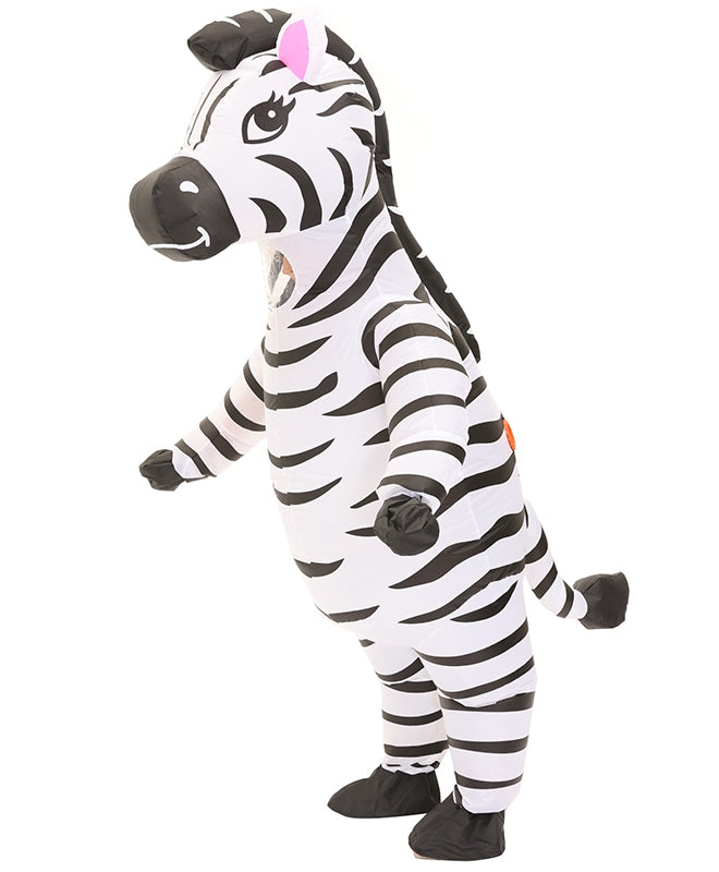 Mens Inflatable Zebra Adult Costume