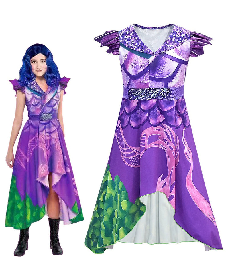 Descendants 3 Audrey Mal Purple Costume