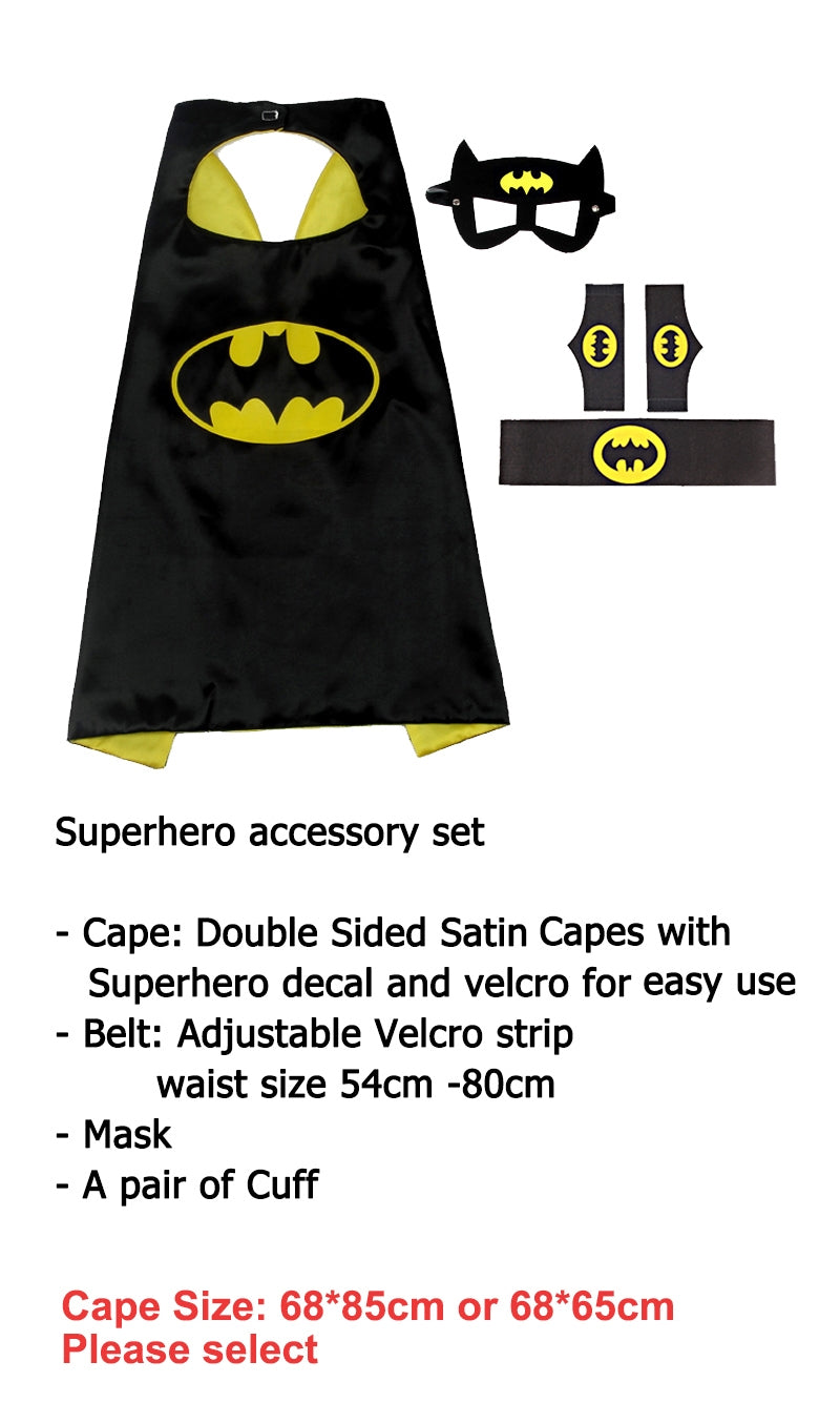 Batman Cape & Mask Costume set