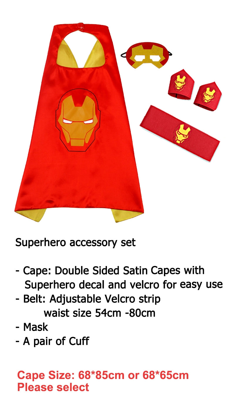 Iron man Cape & Mask Costume set