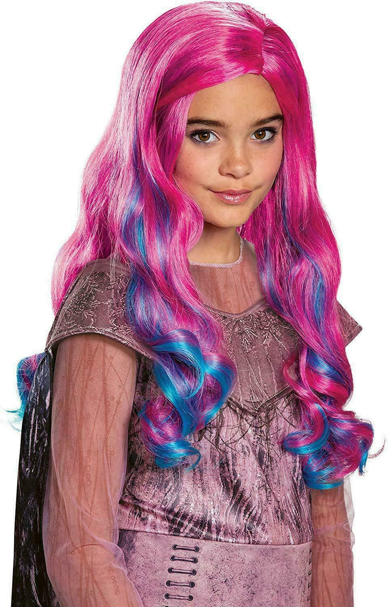 Long Wavy Wig Cosplay Descendants 3 Mal Halloween Party Hair Wigs