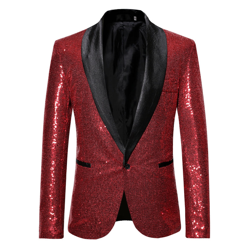 Unisex Red Tuxedo Suit Jacket Costume