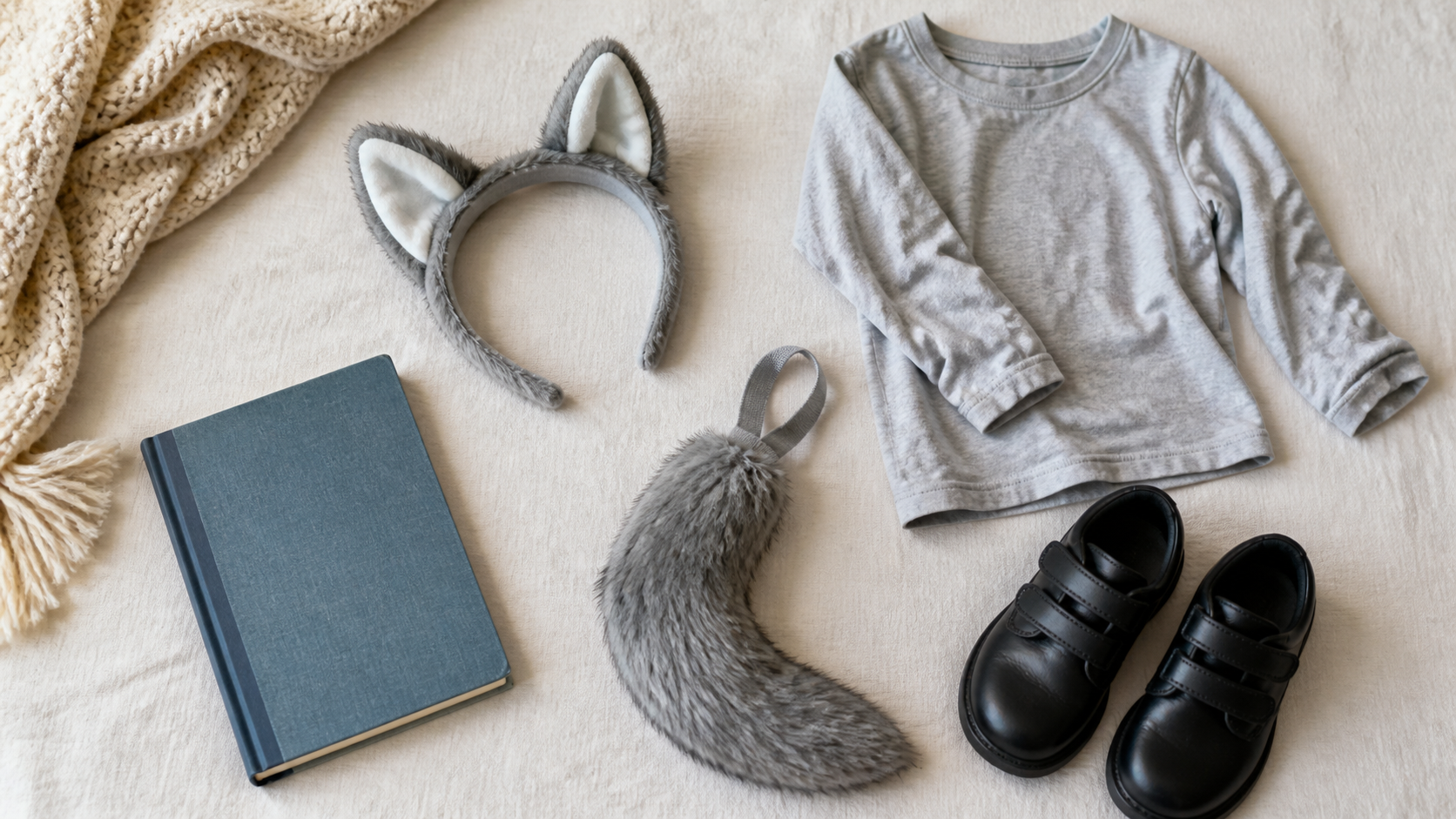 Animal Book Week costumes for school: keep one story clue clear and easy to move in