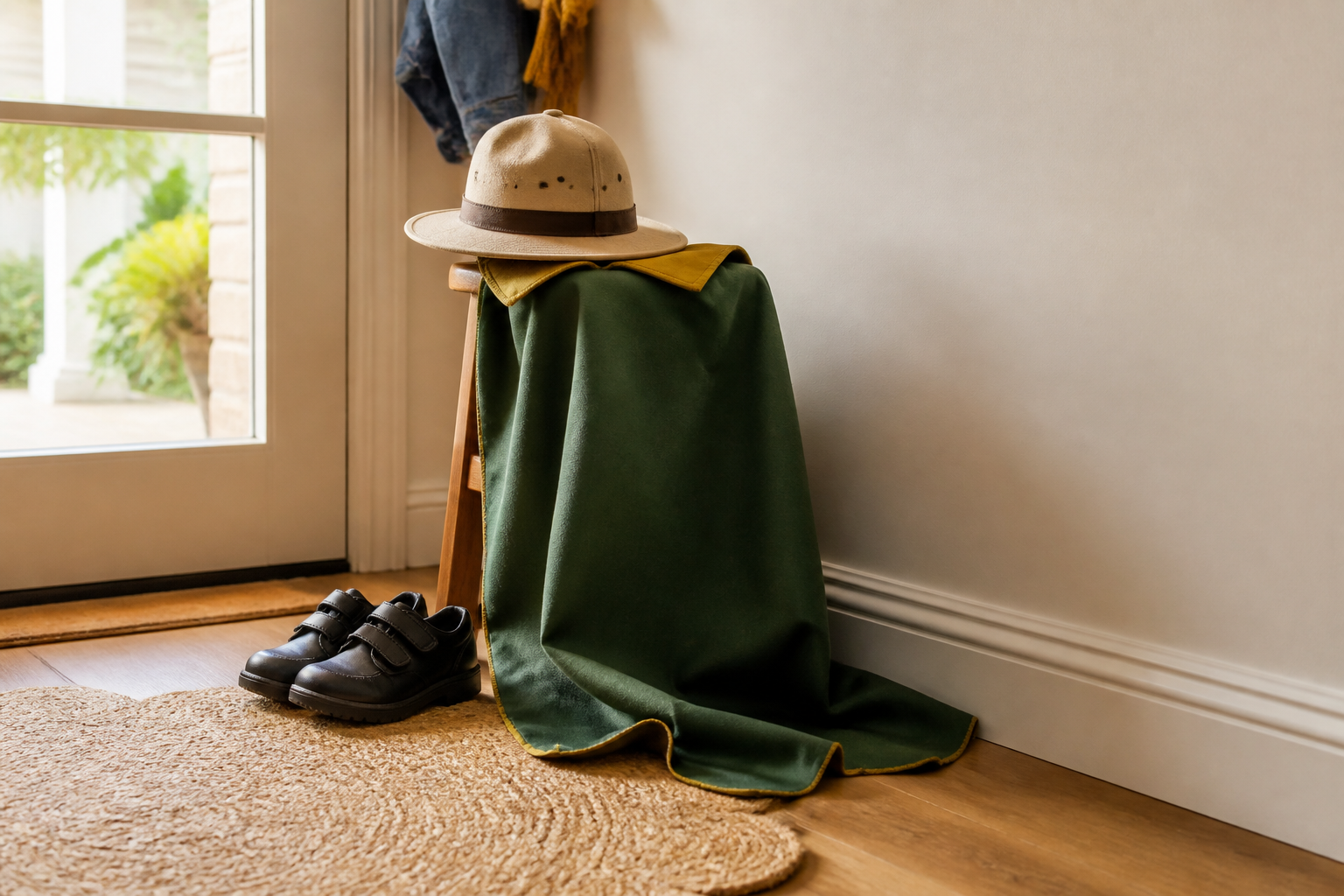 Book Week costumes with school shoes: keep one character clue clear
