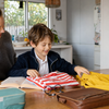 Child ready for a comfortable Book Week school day costume