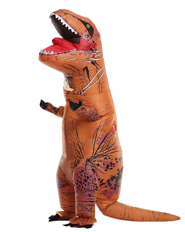 Child T-Rex Jurassic World Park Blow up Dinosaur Inflatable Costume
