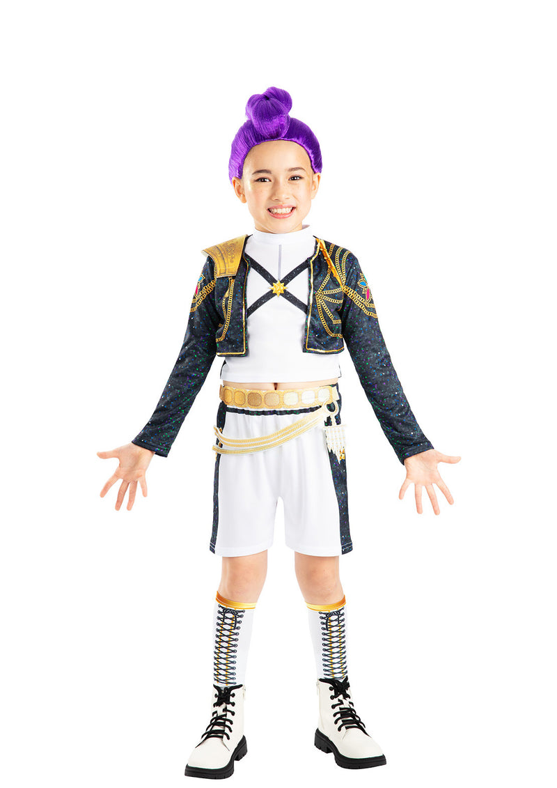 Kids Kpop Demon Hunter Costume - Galaxy Hero Cosplay Set