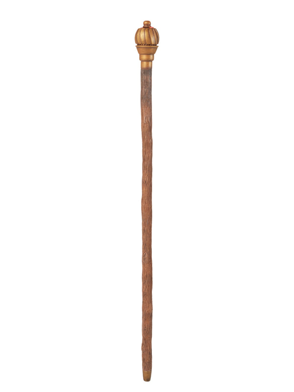 Adult Willy Wonka Cane - Golden Crown Walking Stick Costume Accessory