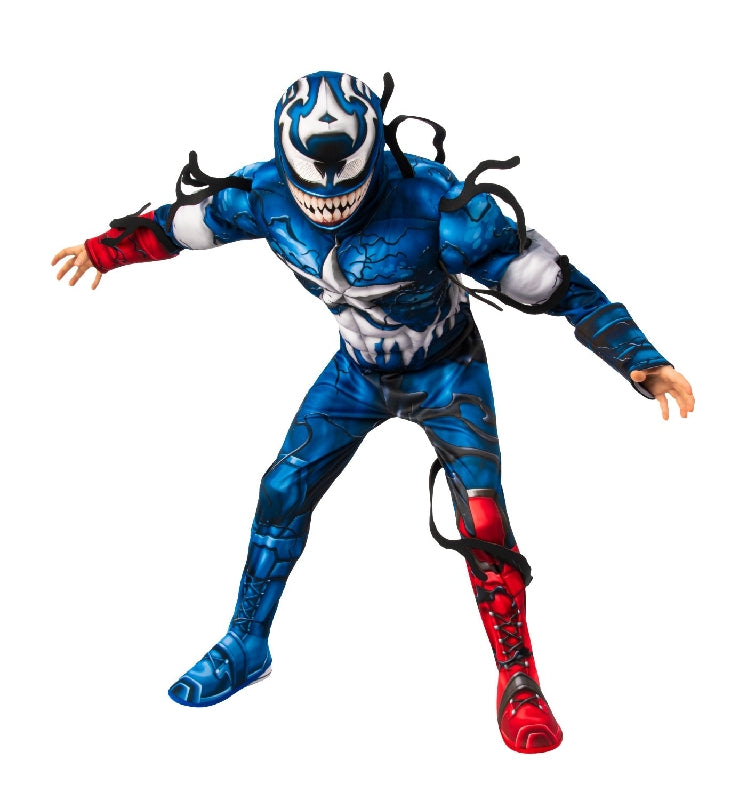 Kids Venomized Captain America Costume - Marvel Symbiote Superhero Suit