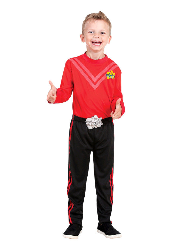 Simon Red The Wiggle Child Kids Book Week Party Dress Up Costume