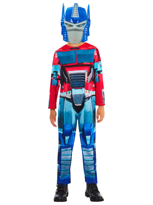 Kids Optimus Prime Costume - Transformers Autobot Leader Jumpsuit & Mask